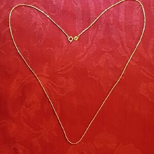 14k Imported Italian Gold Necklace 20"L 3.45gtlw Fine Imported Italian Gold